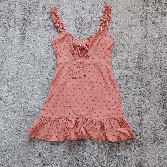 White Fox SpotOn peach dress - Picture 4 of 9